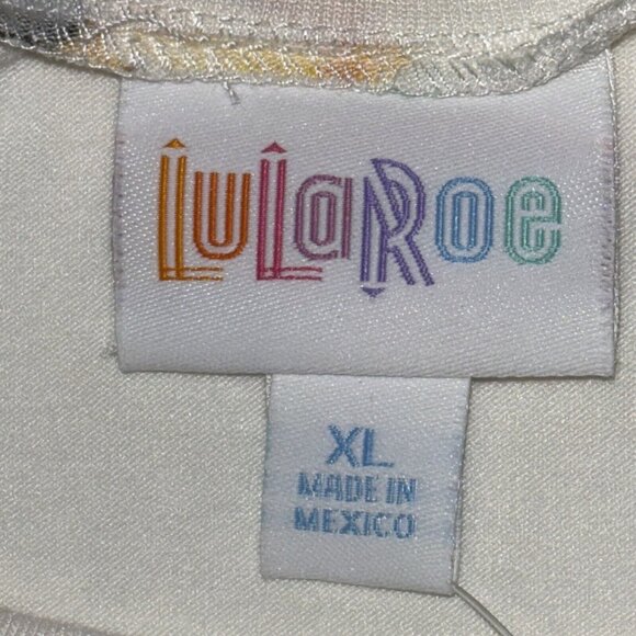 NWT LULAROE Ariel Yellow Sunflowers Floral Tiered Stretch Dress Pockets Sz XL - Picture 6 of 14